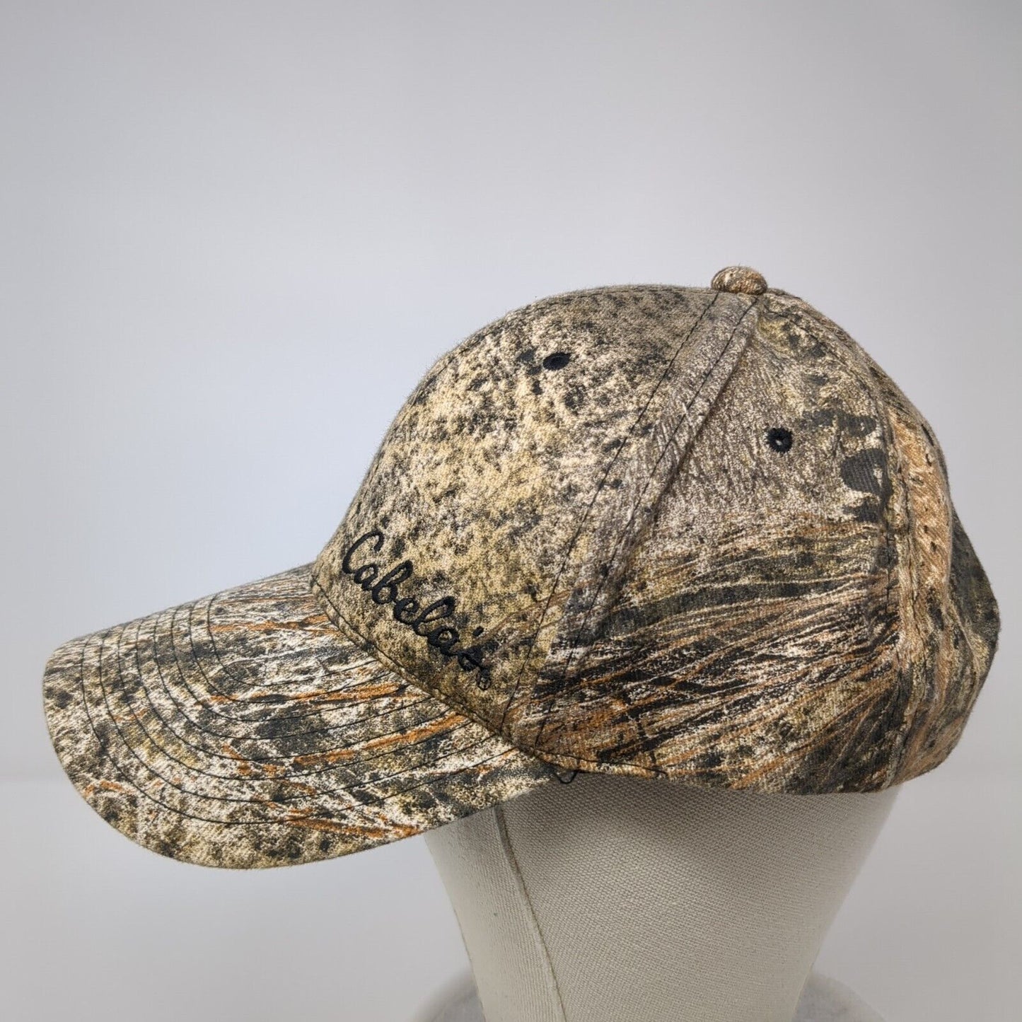 Cabela's Snapback Hat Camouflage One Size Adjustable Embroidered Mossy Oak