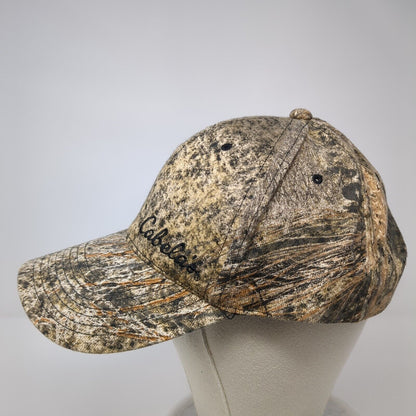 Cabela's Snapback Hat Camouflage One Size Adjustable Embroidered Mossy Oak
