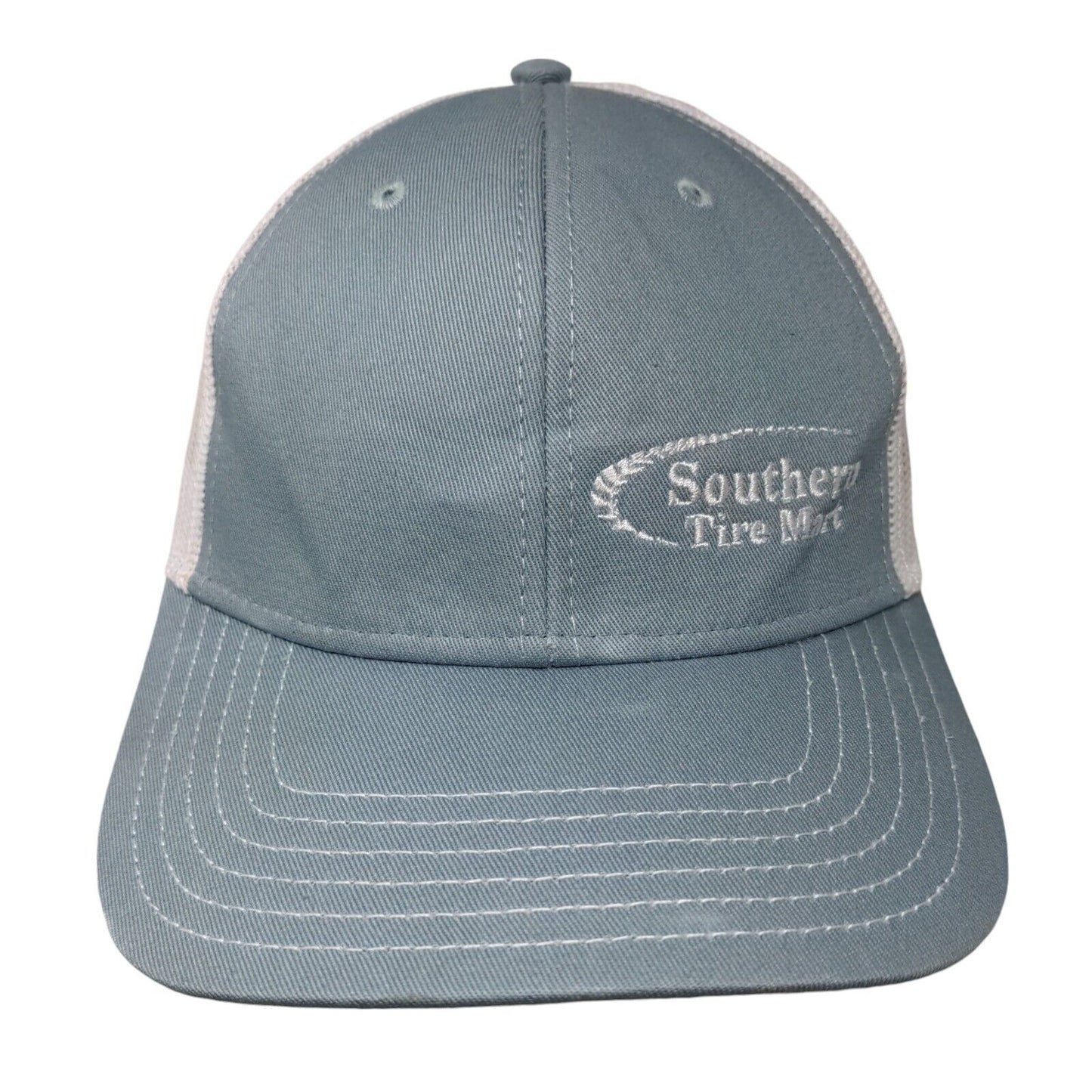 Southern Tire Mart Snapback Trucker Hat Blue One Size Mesh Back Cap America