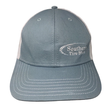 Southern Tire Mart Snapback Trucker Hat Blue One Size Mesh Back Cap America