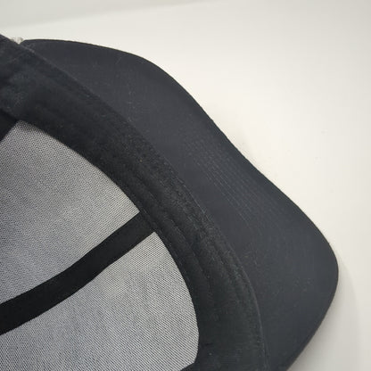 E6 Racing Components Trucker Hat Black One Size Adjustable Embroidered Rope