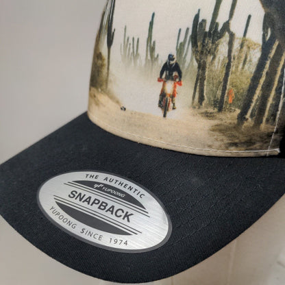 The Authentic Yupoong Snapback Hat Multicolor One Size Adjustable 6 Panel