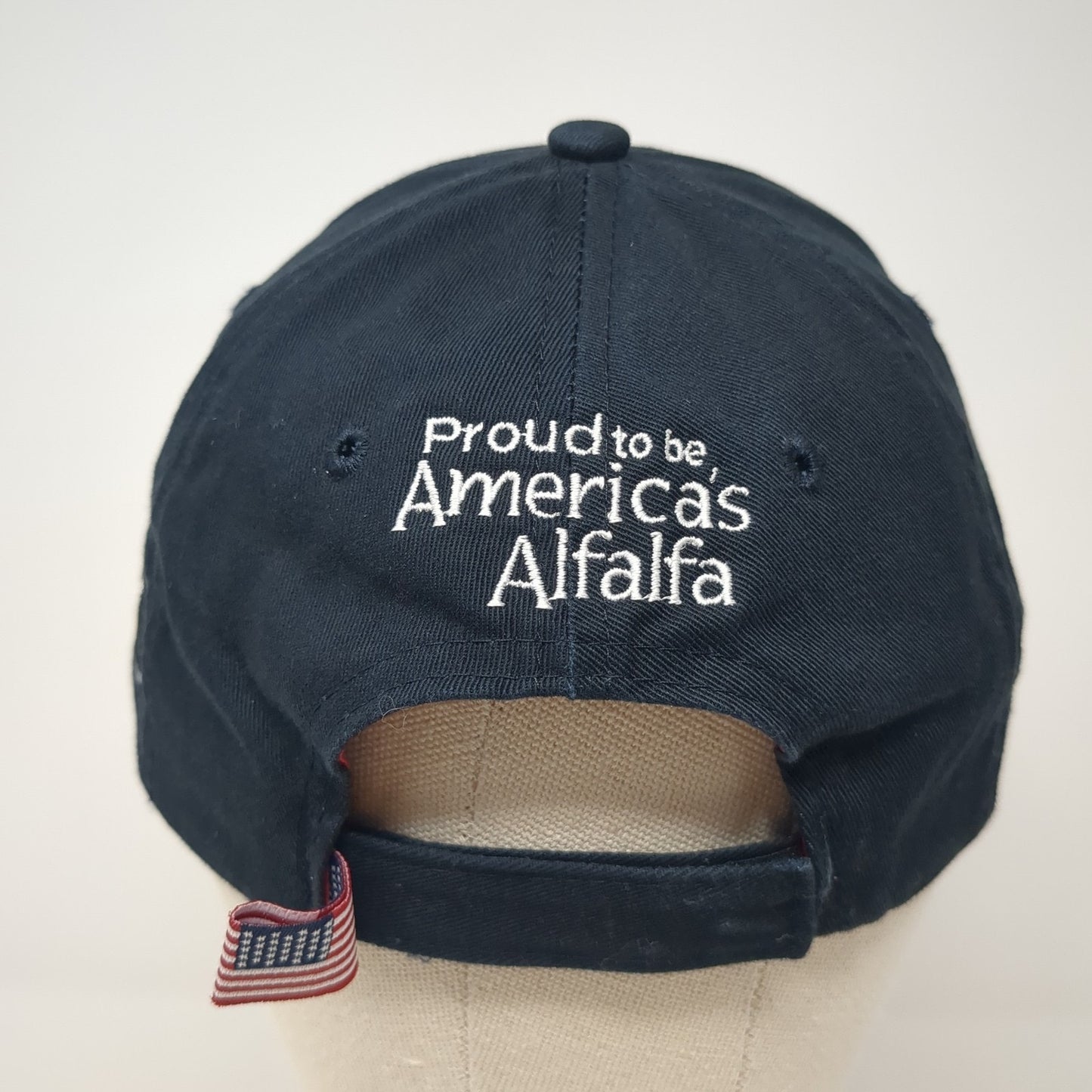 Traffic Tested America's Alfalfa Baseball Cap Blue OS Adjustable Embroidered