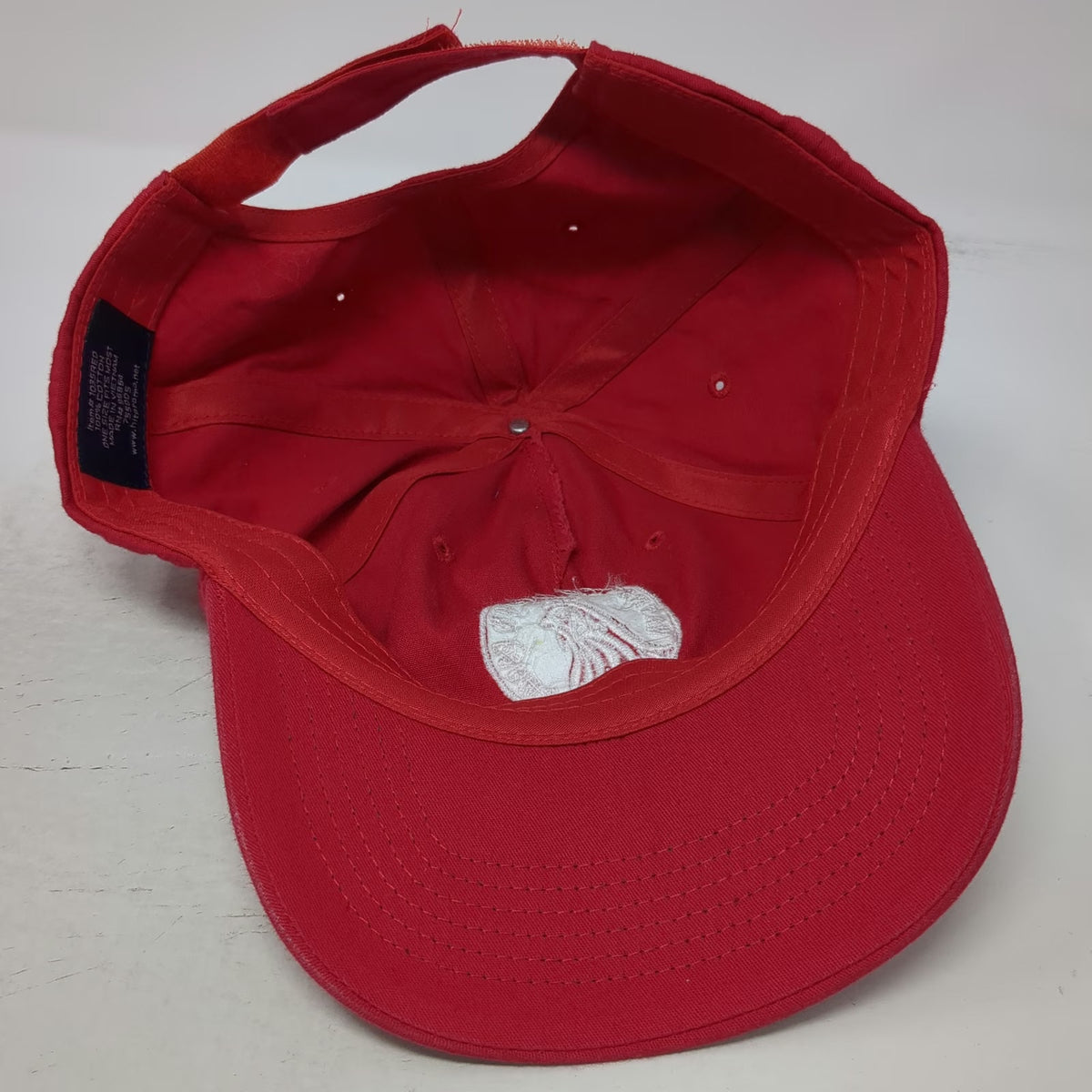 Hit Wayne Sanderson Farms 5 Panel Red Hat One Size Strapback Cotton Chicken Logo