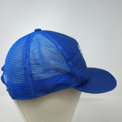 Breeders Cup Horse Racing Blue One Size Trucker Hat Mesh Snapback Embroidered