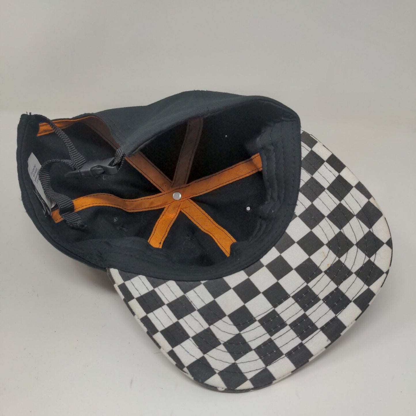 Art Class Men's Slideback Hat Black Size OSFM Embroidered Driven Check Pattern