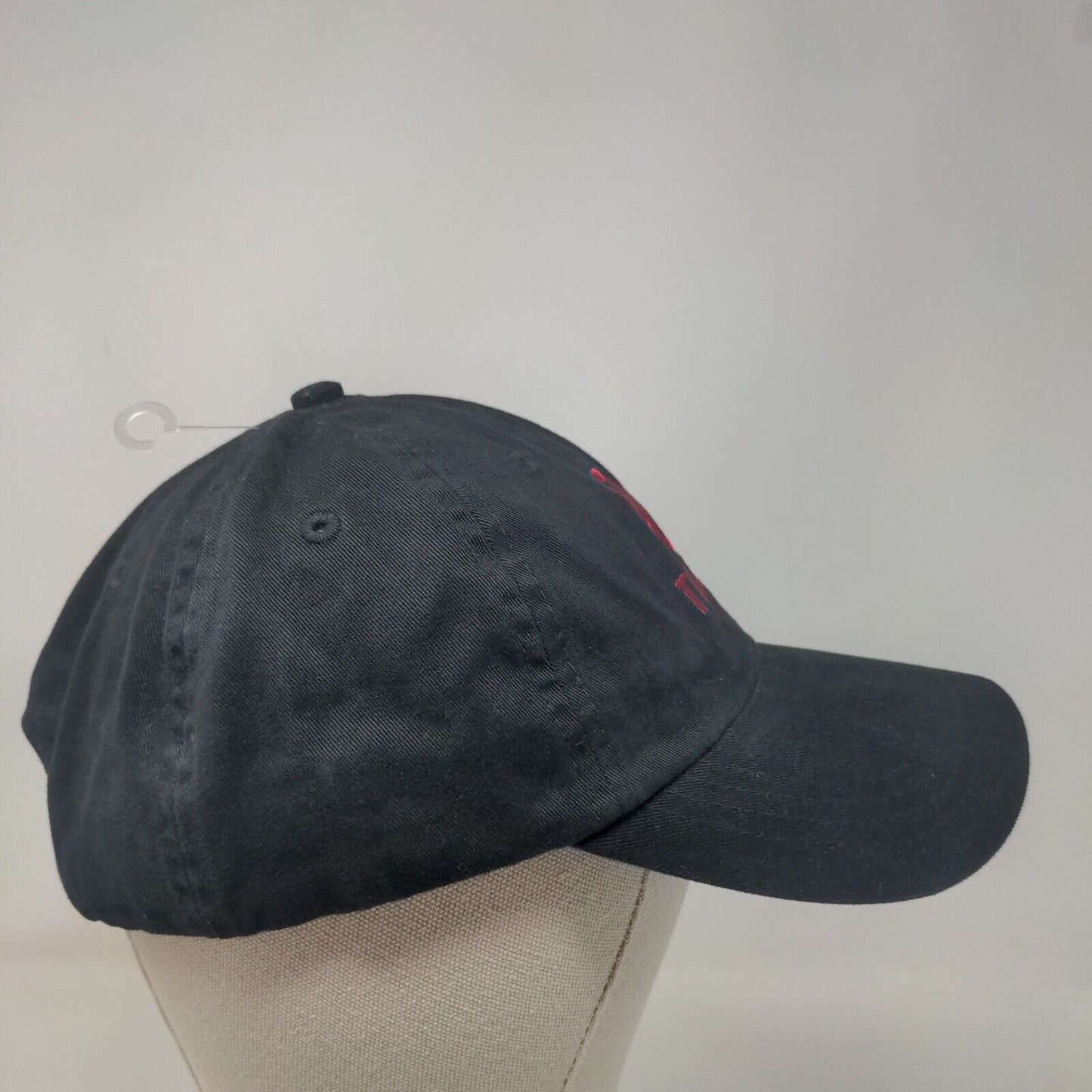 OU Tulsa Slideback Hat Black One Size Embroidered AMC Deluxe Headwear