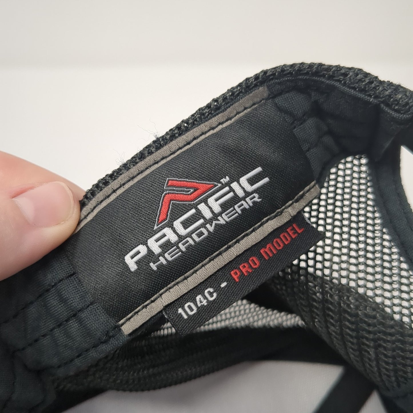 Fusion Snapback Mesh Back Trucker Hat Black One Size Pacific Headwear