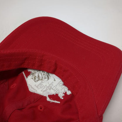 Imperial Baseball Cap Red One Size Slide Strap Snowmobile Tall Timber Lodge Hat