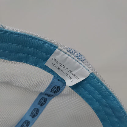 Ron Jon Surf Shop Cozumel Strapback Trucker Hat Blue OSFM Adjustable Mesh Back