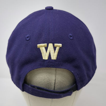 New Era Washington Huskies NCAA Cap Purple One Size Strapback 9FORTY Logo Hat