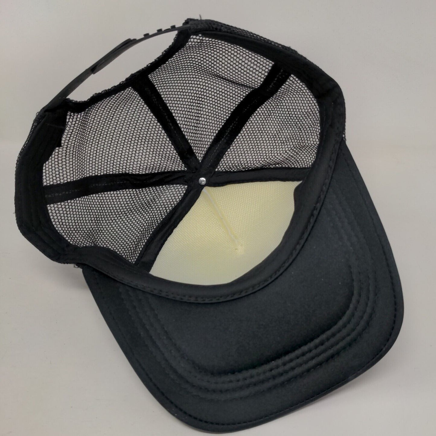 Brooklyn New York Snapback Trucker Hat Black One Size Mesh Back Colorblock