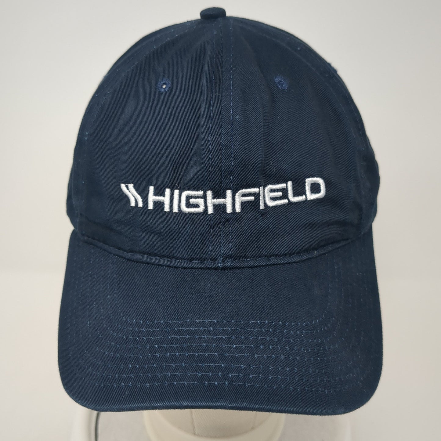 Highfield Slideback Baseball Cap Blue One Size Adjustable Embroidered 6 Panel