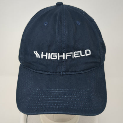 Highfield Slideback Baseball Cap Blue One Size Adjustable Embroidered 6 Panel