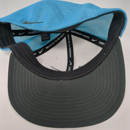 Nike Golf Fitted Mesh Back Hat Multi M/L Embroidered Swoosh 6 Panel