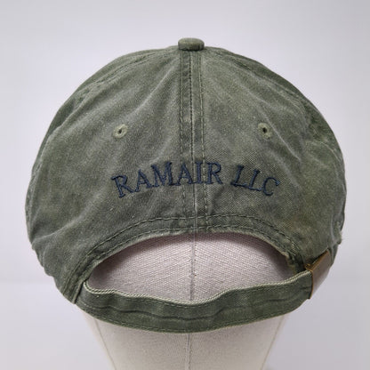 Ramair LLC Slideback Hat Green One Size Adjustable Embroidered 6 Panel ECO