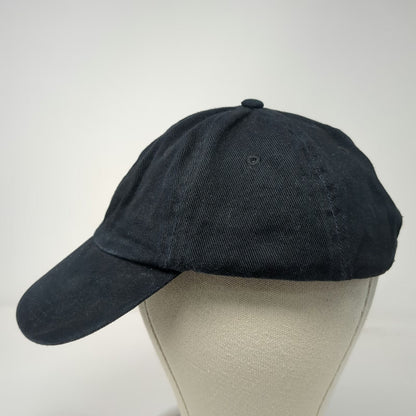 Chef Works Baseball Cap Black One Size Strapback Adjustable Solid Cotton Hat