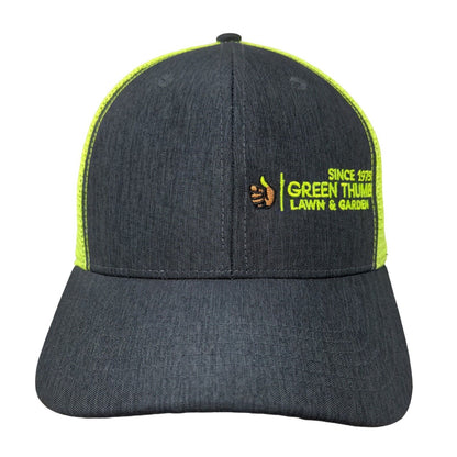 Green Thumb Snapback Trucker Hat Multi One Size Mesh Back Big Accessories