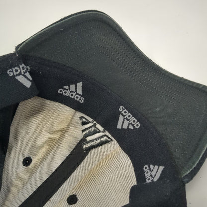 Adidas Baseball Cap Black XL Tonal Logo Performance Mesh Stretch Fit Hat