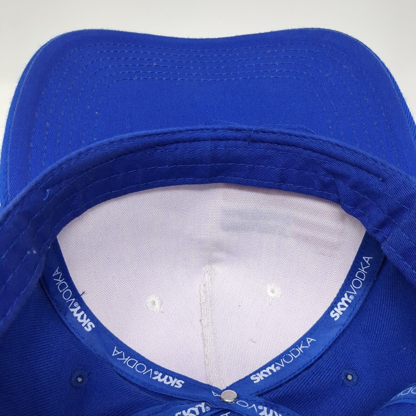 Proudly American Skyy Vodka Snapback Hat Blue OS Adjustable Patriotic 6 Panel