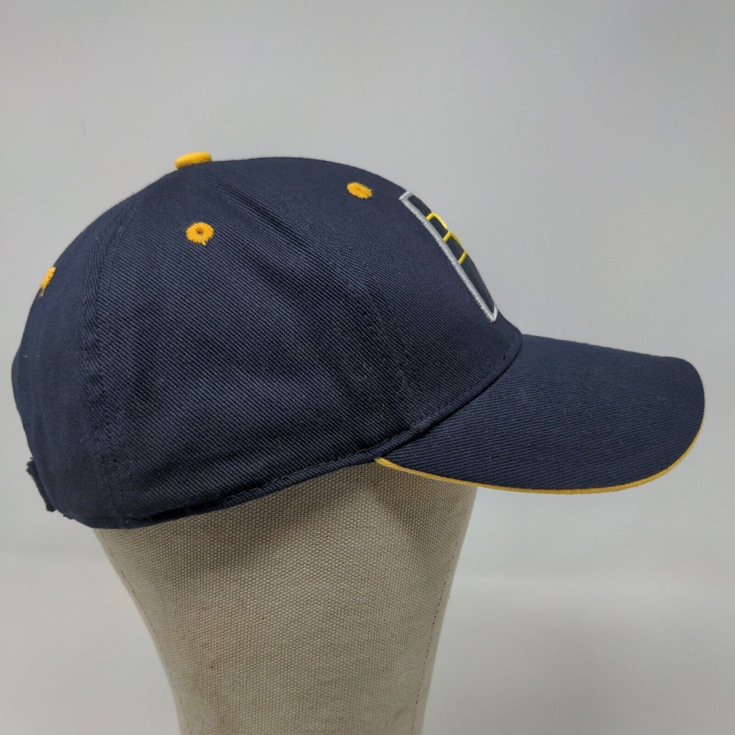 Fan Favorite Men's Strapback Hat Blue Size OSFA Embroidered NBA Indiana Pacers