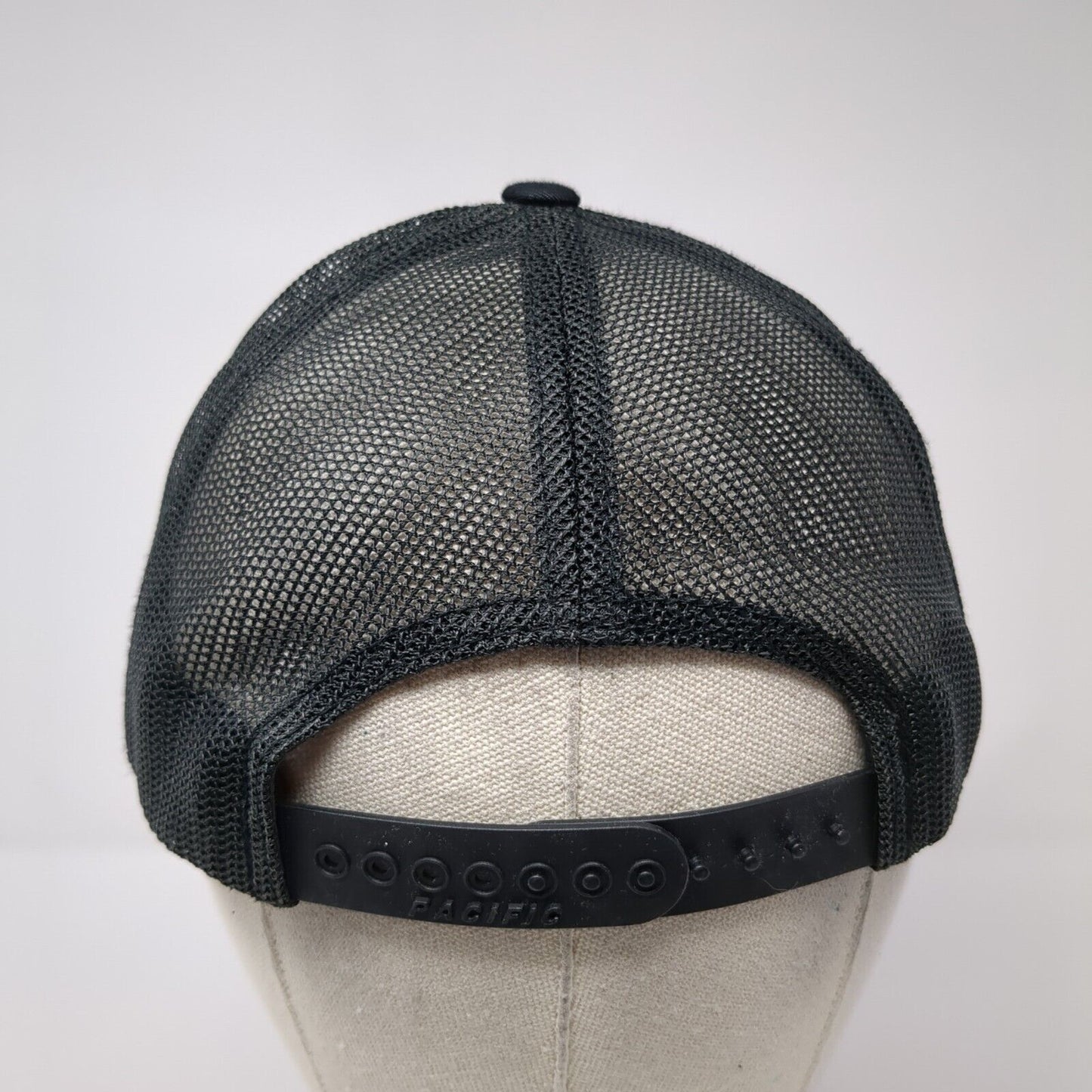 Allied Business Solutions Snapback Trucker Hat Black One Size Mesh Back