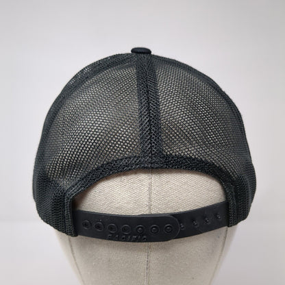 Allied Business Solutions Snapback Trucker Hat Black One Size Mesh Back