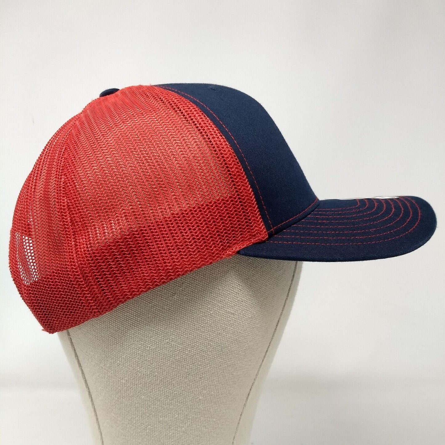 Richardson Snapback Trucker Hat Multi OSFA Embroidered Logo Mesh Back