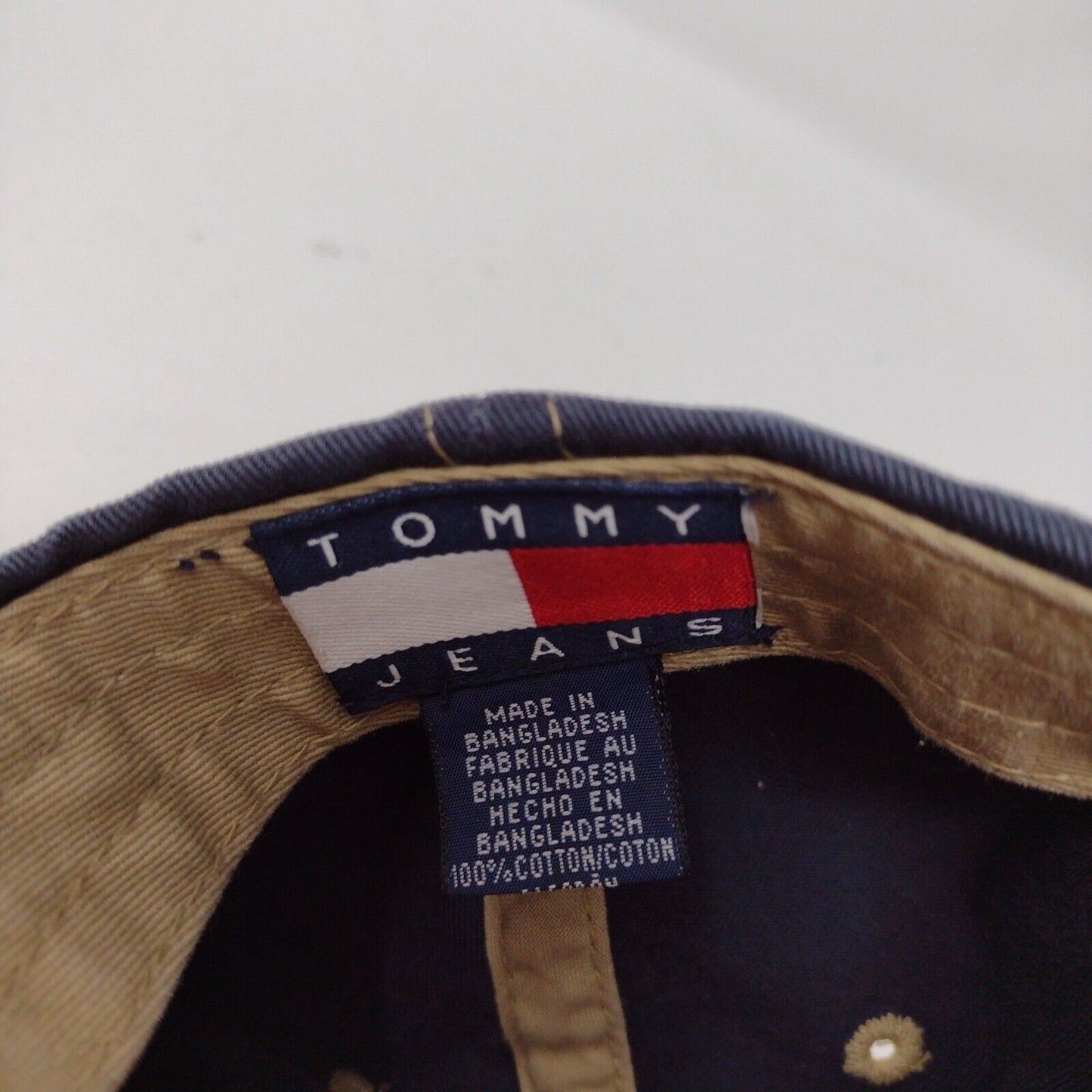 Tommy Jeans Slideback Hat Multi OSFA Adjustable Embroidered Colorblock