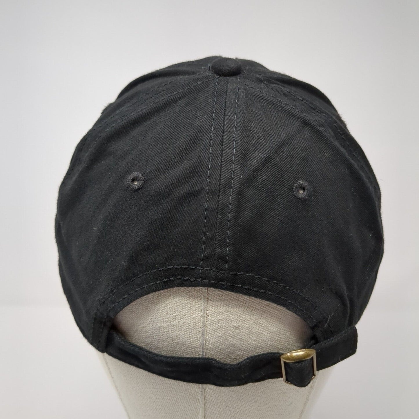 Unbranded Slideback Hat Black One Size Adjustable Blank Outdoor Solid