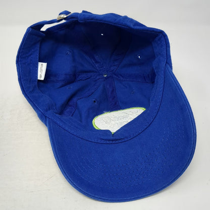 Blue Baseball Cap One Size Healthy Ones Heart Logo Green White Adjustable Hat