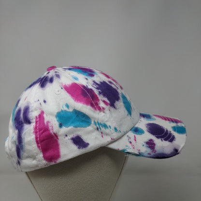 KB Ethos Ponytail Caps Multicolor One Size Splatter Paint Distressed Cotton