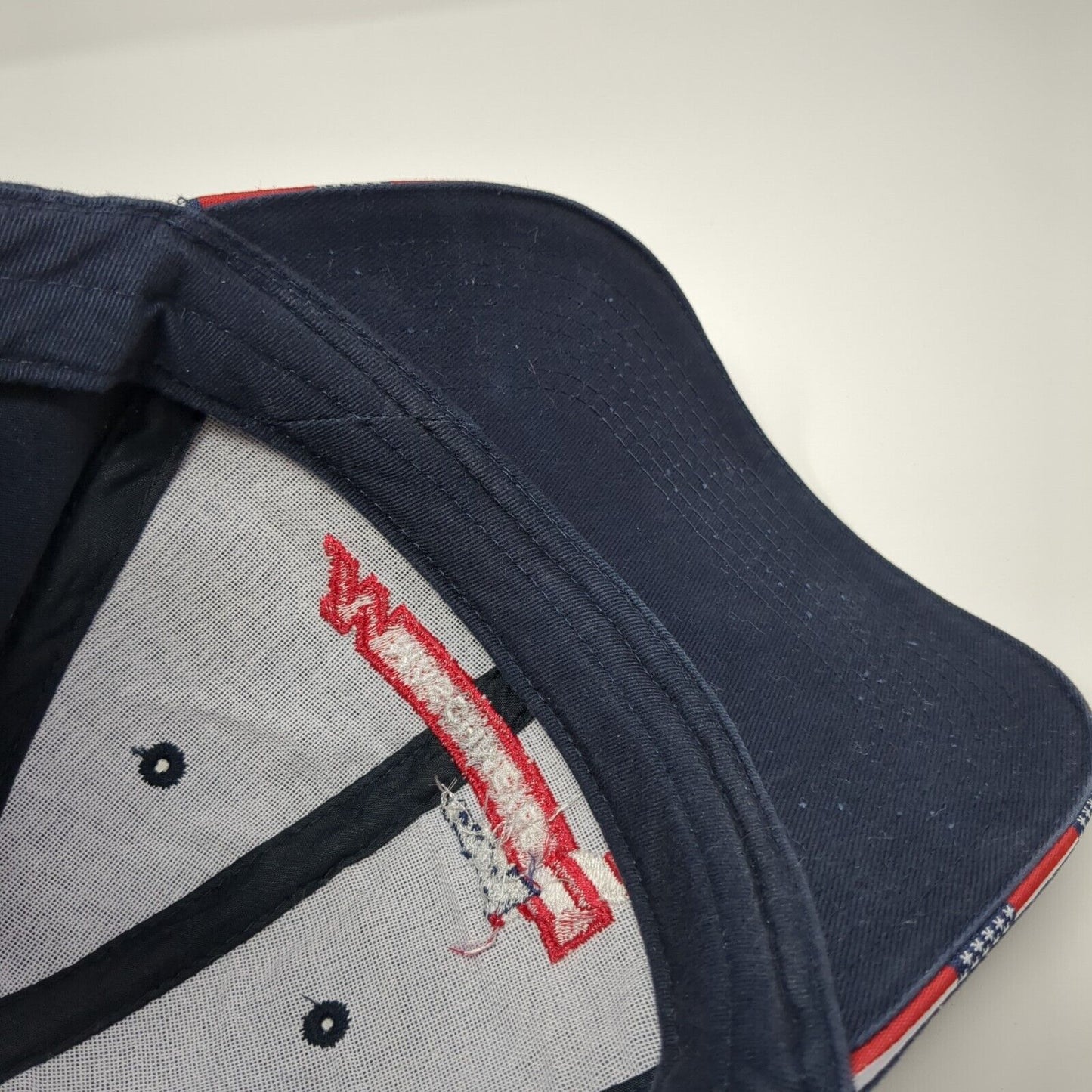 Maschmeyer Slideback Baseball Cap Blue OS Adjustable Embroidered Patriotic Katl