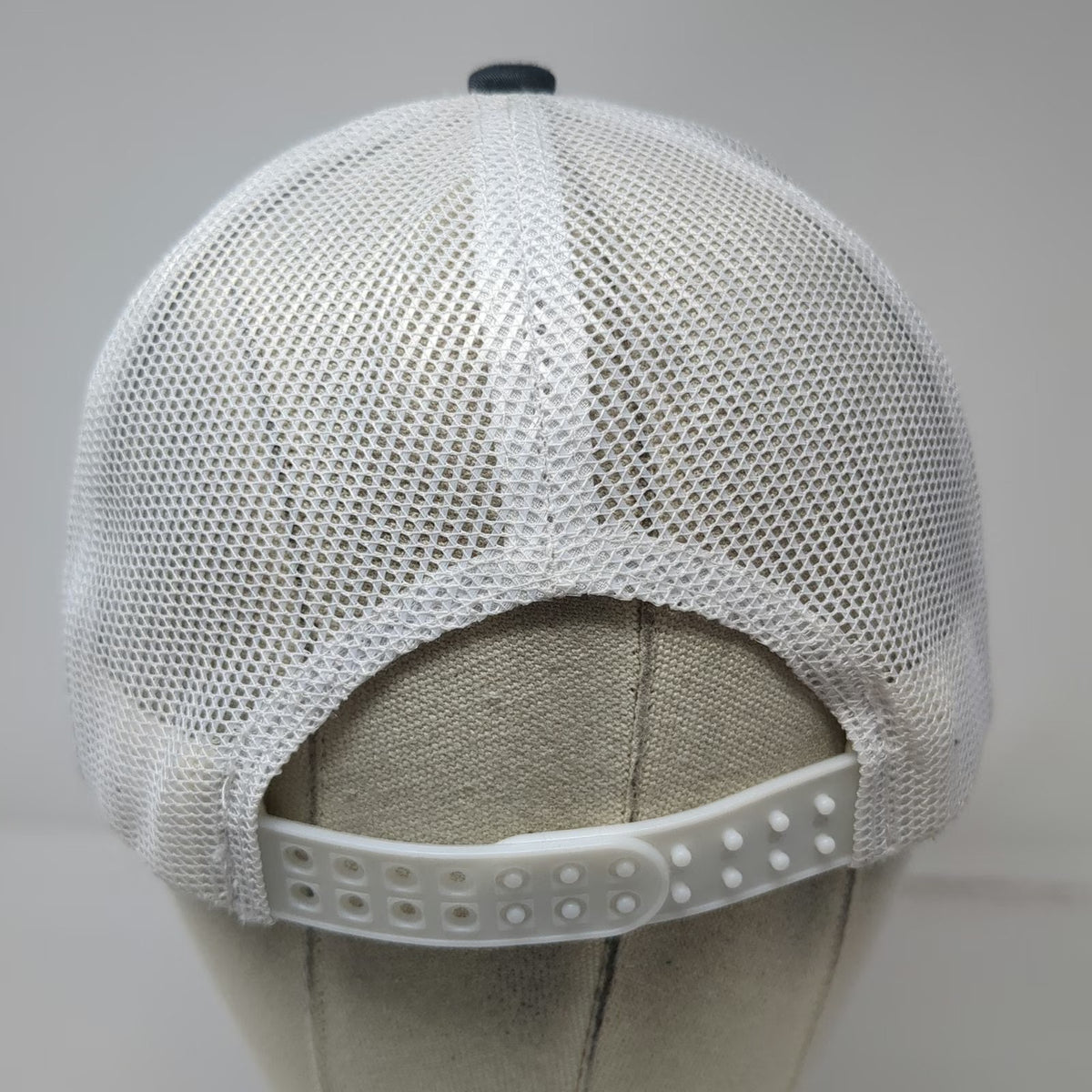 Cobra Gray White Blue Trucker Hat One Size Montana State Sun Mountain Snapback