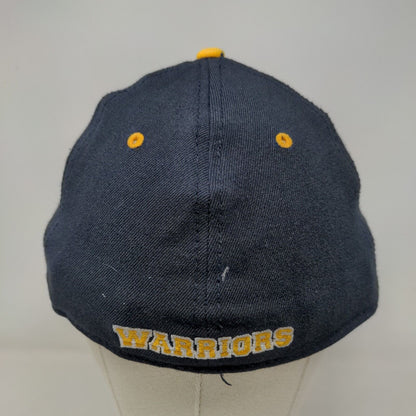 Dome Hates Men's Fitted Cap Blue M-L Embroidered S Warriors Logo Acrylic Blend
