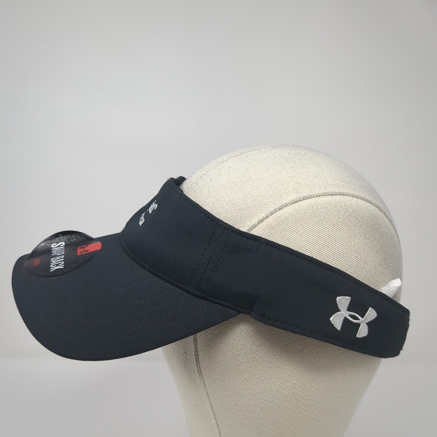 Pinpoint Fungicide Snapback Sun Visor Cap Black One Size Adjustable Under Armour