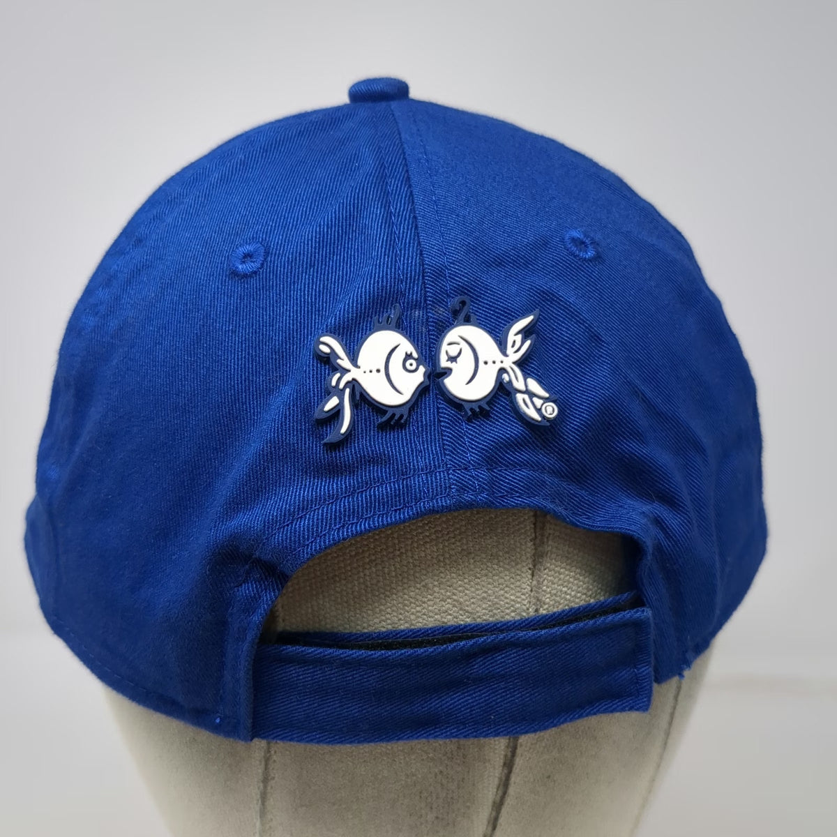 Pacific Seafood Blue White Baseball Cap OSFM Fish Logo Strapback Hat Est 1941