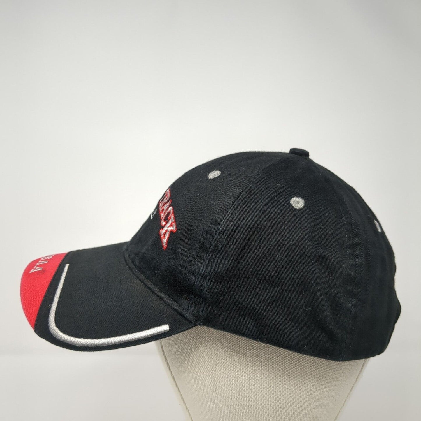 State Track 2012 IHSAA Slideback Hat Black OS Adjustable Embroidered Cotton