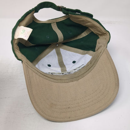 K-Products Alaska Baseball Cap Green One Size Slideback Contrast Brim Piping Hat