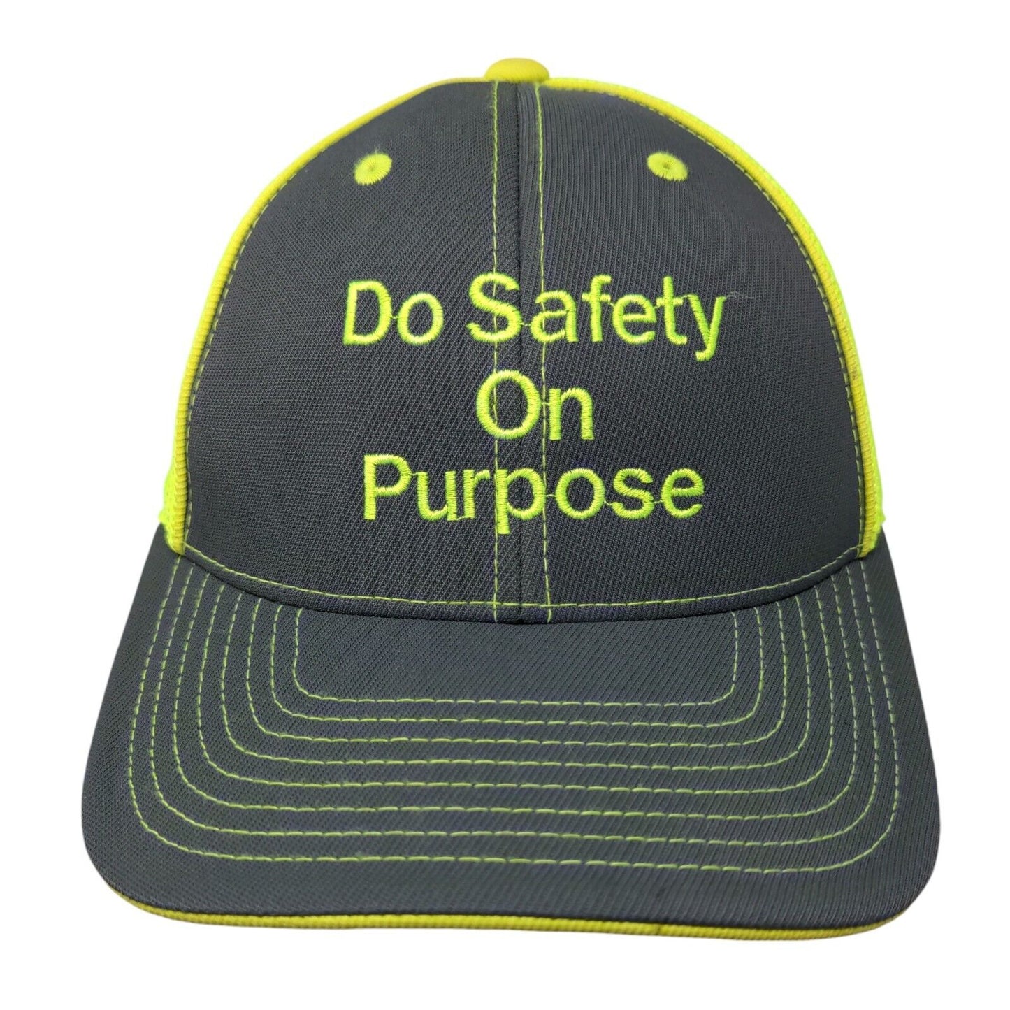 Do Safety On Purpose Fitted Trucker Hat Multicolor S/M Pro Model Pacific