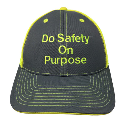 Do Safety On Purpose Fitted Trucker Hat Multicolor S/M Pro Model Pacific