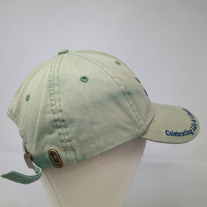 John Theurer Cancer Center Green Baseball Cap One Size Hat Life Liberty Torch