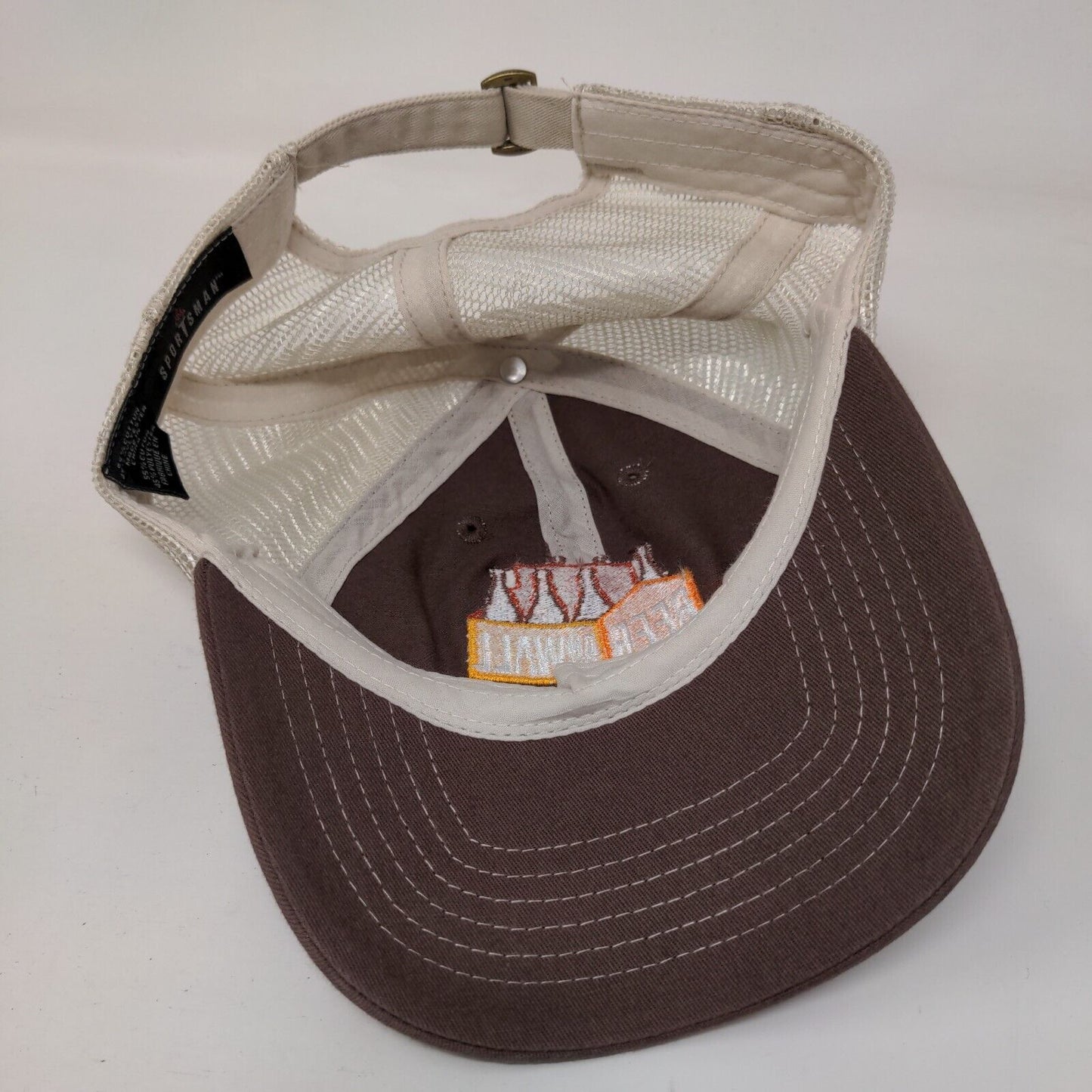 Beer On The Wall Slideback Mesh Back Trucker Hat Brown One Size Sportsman