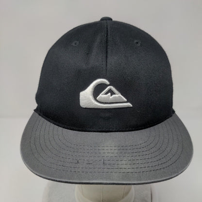 Quiksliver Fitted Hat Black Large/XL Embroidered Flexfit Colorblock