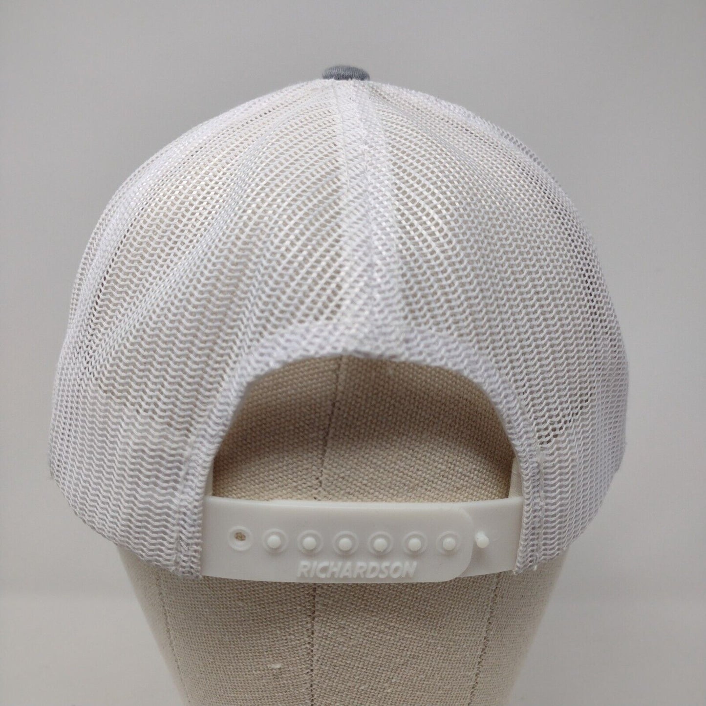 Idaho Snapback 112 Trucker Hat Gray OSFA Adjustable Mesh Back Richardson