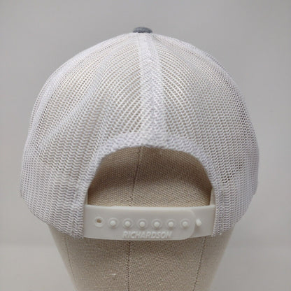 Idaho Snapback 112 Trucker Hat Gray OSFA Adjustable Mesh Back Richardson