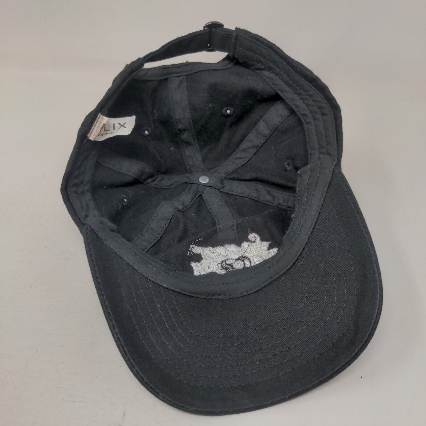 Soccer Mom Slideback Hat Black One Size Embroidered Adjustable Dalix