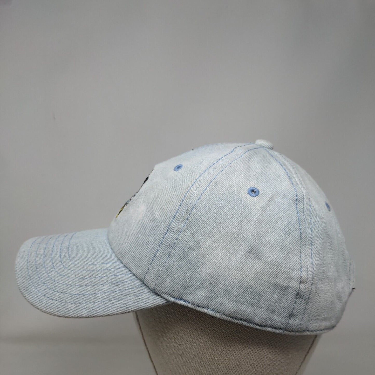 Mickey Mouse Minnie Mouse Slideback Hat Blue OSFM Adjsuatble Embroidered Disney