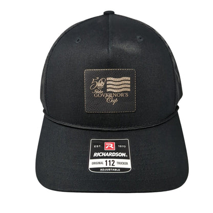 50 Years Idaho Governor's Cup Rope Trucker Hat Black One Size Mesh Back