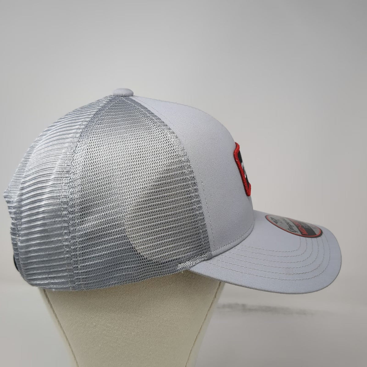 Imperial AJGA American Junior Golf Association Gray Baseball Cap OSFM Mesh Hat